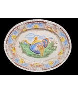 Staffordshire England Transferware Pottery Thanksgiving Turkey Platter 2... - $247.07 CAD
