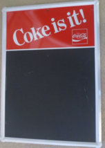 Coca-Cola  Coke is it! Chalkboard 28 X 19.5 inches Scratches - £46.60 GBP