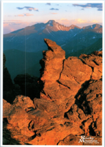 Straddling the Continental Divide Rocky Mountain National Park Colorado Postcard - £5.41 GBP