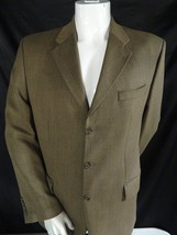 Mens Ralph Lauren Pure New Wool 3 Three Button Blazer Sports Coat Jacket 42L - £35.30 GBP