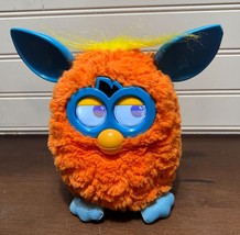 Hasbro Furby Boom Orangutan Orange &amp; Teal Blue Interactive 2012 Toy Tested - £27.82 GBP