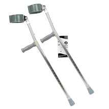 Dynarex Forearm Crutches, Button Height Adjust, ComforT Hand Grips, *ALL... - $82.17