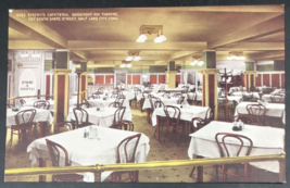 Vintage Postcard Emery&#39;s Cafeteria at Basement Rex Theatre Salt Lake City Utah - £6.01 GBP