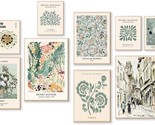 The Products Include: 9 Pieces Of Eclectic Sage Green Wall Art Prints, G... - $35.97
