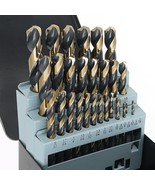 Drill Bit Set 29Pcs, High Speed Steel Carbide Drill Bits, Twist Jobber M... - $64.99