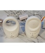 Vtech DM1111 Enhanced Range Digital Audio Baby Monitor Set White Tested - $10.22