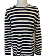 Matinique Akio C Dark Navy &amp; White Striped Sweater, Men&#39;s Size XL, NWT - $33.24