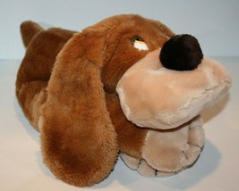Russ Berrie Dog Samuel 16&quot; Brown Tan Plush Puppy Long Ears Lying 641 Kor... - $40.64