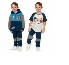 Paw Patrols Boys Toddler Size 2T Blue Sweatshirt Shirt Sweatpants Set NWT - £7.25 GBP