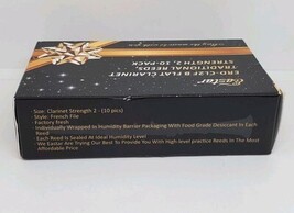 10 pack Eastar ERD-CL2F B Flat Clarinet Traditional Reeds Strength 2.0 image 3