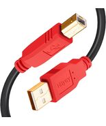 Hftywy Printer Cable, 30FT USB Printer Cable Type A-Male to B-Male Cable... - $14.80