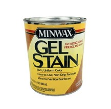 Minwax Gel Stain Antique Maple 1 Quart Can Wood Fiberglass Non-Drip NOS Dent - $58.31