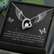 To Mom Remembrance Message Stars in the Sky Forever Necklace w Message Card - £44.68 GBP+