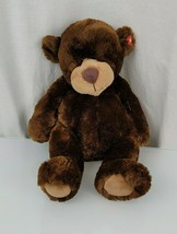 Vintage Gund Marty Teddy Bear 45971 CTBC and MCM Group Plush Dark Brown Beans - £59.19 GBP