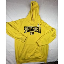 The Simpsons Sweatshirt Mens Extra Large Yellow Pullover Homer Hooded Ba... - £4.23 GBP