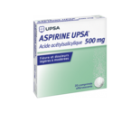 ASPIRIN 500 MG, UPSA - 20 Effervescent Tablets - $19.90
