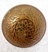 Single Victorian Brass Doorknob Floral &amp; More 2 1/4" - $24.26