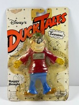 Walt Disney DuckTales Just Toys Baggy Beagle Bendable Twistable Figure NOS - £20.46 GBP