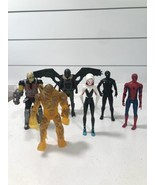 Marvel Action Figures Lot Spider Man Stealth Suit Molten Man Ghost-Spide... - £24.02 GBP