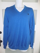 Old Navy Blue V-Neck LS Knit Sweater Size L Men&#39;s EUC - £16.55 GBP