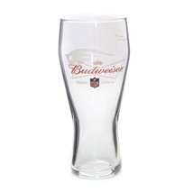 Budweiser Beer Glass Special NFL New England Patriots Edition 16 oz - £9.47 GBP