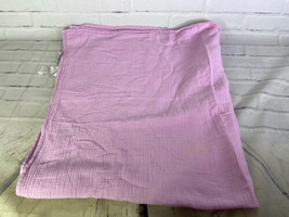 Aden and Anais Pink Solid Print Baby Swaddle Blanket Lovey FLAWED - $24.75