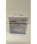 GRAFCO MICROSCOPE SLIDES CLEAR 3703-2P QTY 72 (2PACK) 25 MM X 75 MM - $19.75