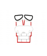Upside Down Santa Chimney Christmas APPLIQUE INSTANT DOWNLOAD  - €3,47 EUR