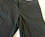 Women&#39;s Dockers Black Walking Shorts Size 10 Pockets Cotton Elastain 022-25 - £4.67 GBP