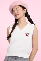 Sanrio X Forever 21 Xo Kitty Hello Kitty Sweater Vest Size Large Nwt - £46.12 GBP