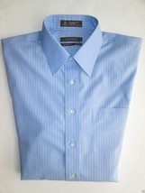 Nordstrom Smartcare Traditional Striped Men’s Dress Shirt Blues 15.5 | 34   - £27.29 GBP