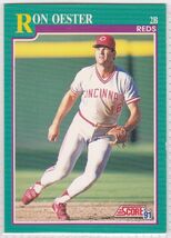 An item in the Sports Mem, Cards & Fan Shop category: M) 1991 Score Baseball Trading Card - Ron Oester #651