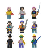 9Pcs KPop Demon Hunters Minifigure Rumi Zoey Mira Saja Boys with Inst Mi... - €22,42 EUR