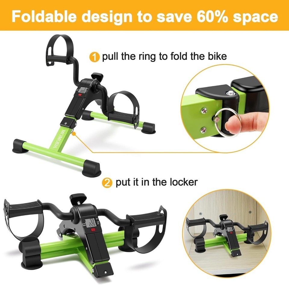 LCD Display Mini Bike Pedal Exerciser – Foldable Home & Office Fitness Solution Item image 6