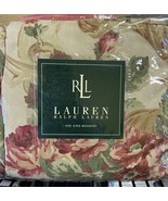 Ralph Lauren Grosvenor Floral King Bed Skirt New Made In USA Ruffled - $69.29