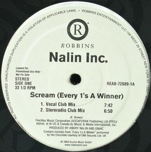 Nalin Inc. &quot;Scream (Every 1&#39;S A Winner)&quot; 2003 Vinyl 12&quot; Promo 4 Mixes *Sealed* - £14.15 GBP