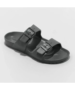Goodfellow &amp; Co. Men&#39;s Carson Two Band Slide Sandals Size 9 GrayColor New - $27.39 CAD