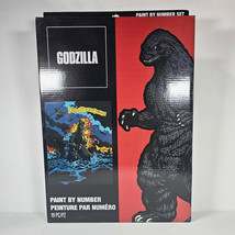 Godzilla Paint by Number Canvas Set - £31.58 GBP