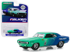 1969 Chevrolet Camaro #88 Falken Tires Hobby Exclusive 1/64 Diecast Car Greenlig - £15.50 GBP