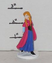 Disney Frozen ANNA 3&quot; PVC Figure Cake Topper - £7.54 GBP