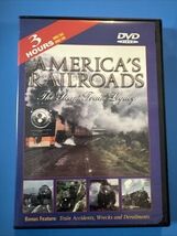 America’s Railroads The Steam Train Legacy Bonus Accidents Wrecks Derail... - $6.99