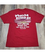 Vintage NCAA Football Alabama Crimson Tide Red T-Shirt Mens Large Double... - €16,92 EUR
