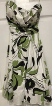 Vintage Ruby Rox Strapless Mini Summer Formal Vacation Dress Sz 9 Green ... - £52.86 GBP