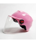 WELLWON Motorcycle helmets with Sun Visor for Adult Men Women, Pink - £36.52 GBP