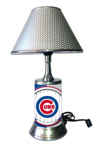 Chicago Cubs desk lamp with chrome finish shade - $42.00