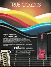 The All-American G&amp;L SC-3 electric guitar 1987 advertisement 8 x 11 ad print - £3.32 GBP