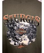HARLEY DAVIDSON Sturgis T-shirt 2011 XL Green South Dakota Mount Rushmor... - €32,83 EUR