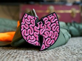 Wu-Tang Brain Matter Horror, 90s Hip Hop Rap Patch In Brain Pink - £10.18 GBP