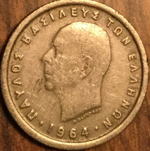 1964 Greece 50 Lepta Coin - £1.48 GBP
