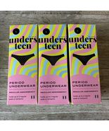 3PK Unders Teen By Proof Period Underwear ~ LARGE ~ Black - €23,11 EUR